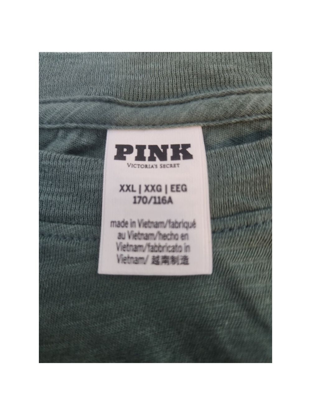 Pink Green Cropped Top - Picture 4 of 4